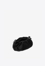 Moschino Mini Lettering Satin Shoulder Bag A7523 8220 5555