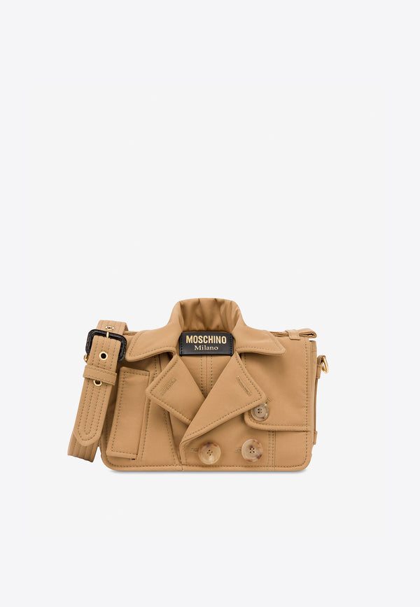 Moschino Trench Shoulder Bag Beige A7524 8214 1018