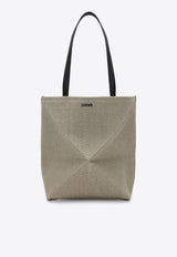 Loewe Puzzle Fold Jacquard Tote Bag Ecru A779G50X34CO/P_LOEW-8503