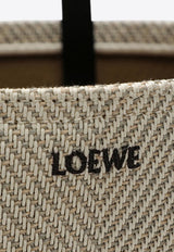 Loewe Puzzle Fold Jacquard Tote Bag Ecru A779G50X34CO/P_LOEW-8503