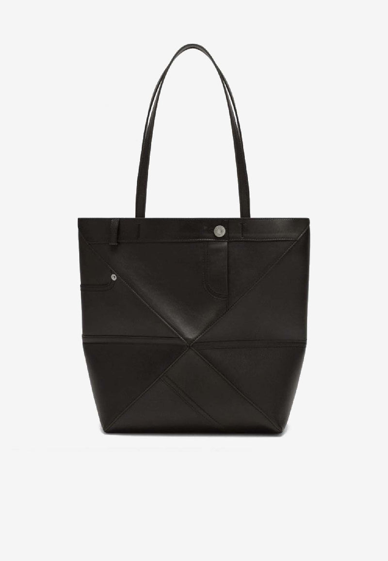 Loewe Medium Puzzle Fold Tote Bag  Dark Brown A779G50X98LE/S_LOEW-0041