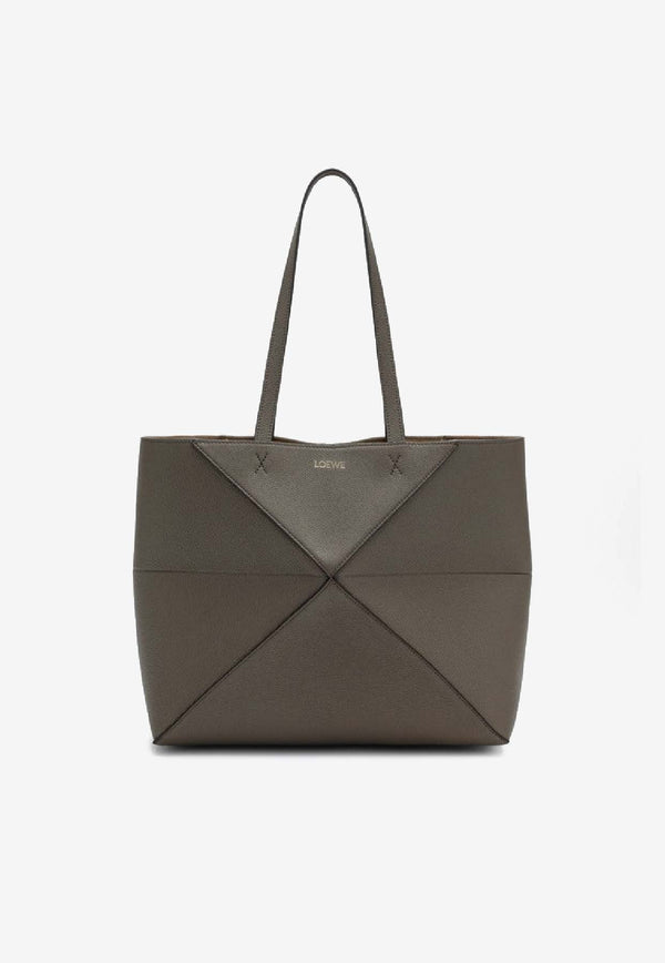 Loewe Medium Puzzle Fold Tote Bag  Brown A779PEWX04LE/S_LOEW-3170