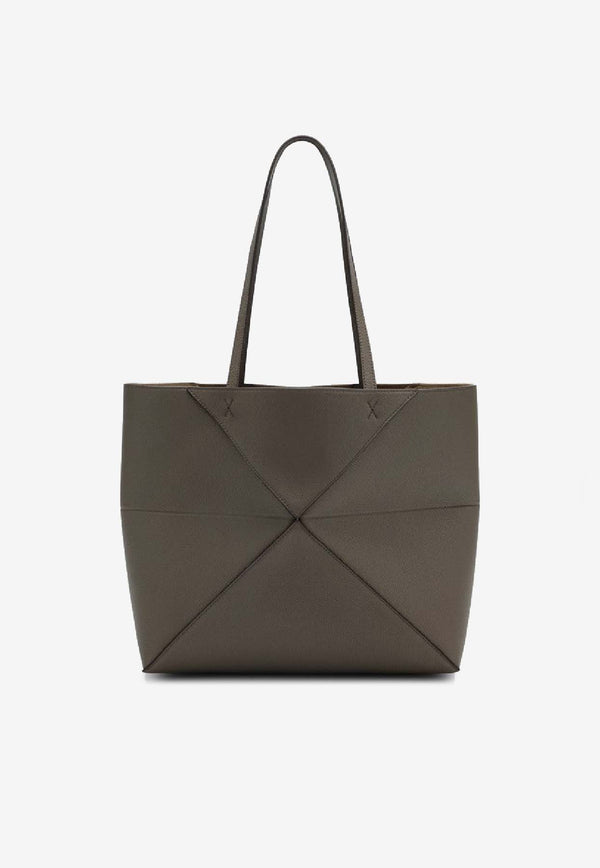 Loewe Medium Puzzle Fold Tote Bag  Brown A779PEWX04LE/S_LOEW-3170