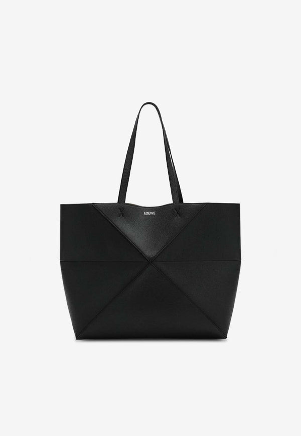Loewe Large Puzzle Fold Tote Bag  Black A779PTWX01LE/S_LOEW-1100