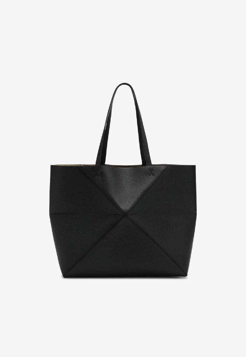 Loewe Large Puzzle Fold Tote Bag  Black A779PTWX01LE/S_LOEW-1100