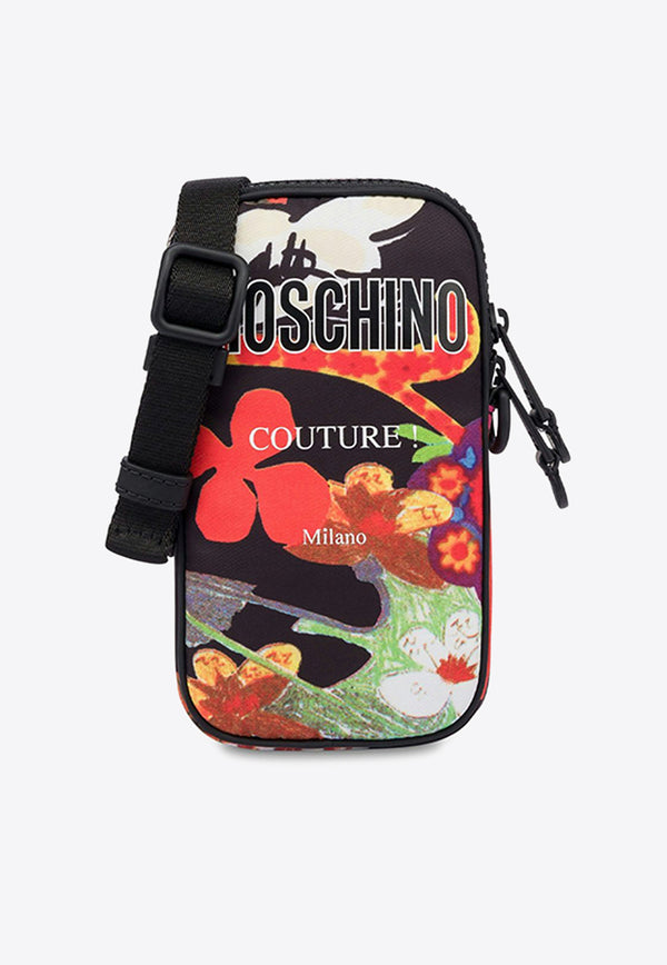 Moschino Floral Print Phone Holder A8118 8226 1888 Multicolor