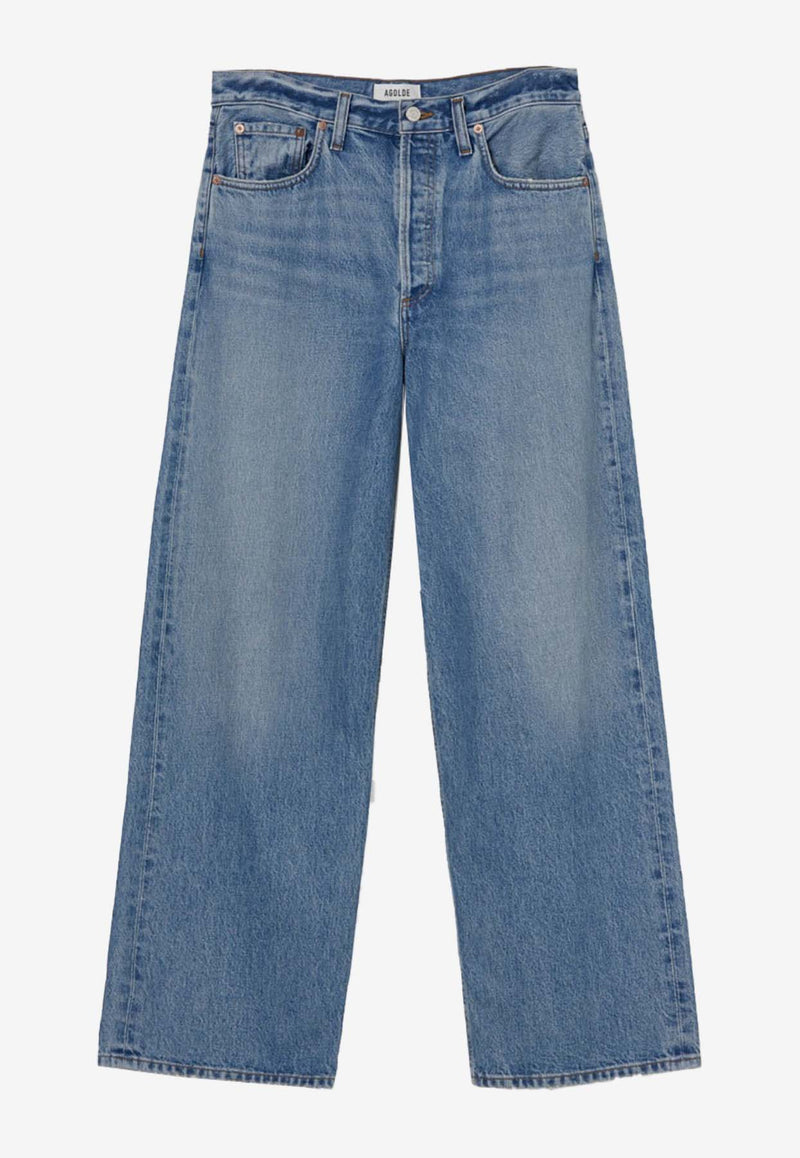 Agolde Low Slung Baggy Jeans A9079-1535BLUE