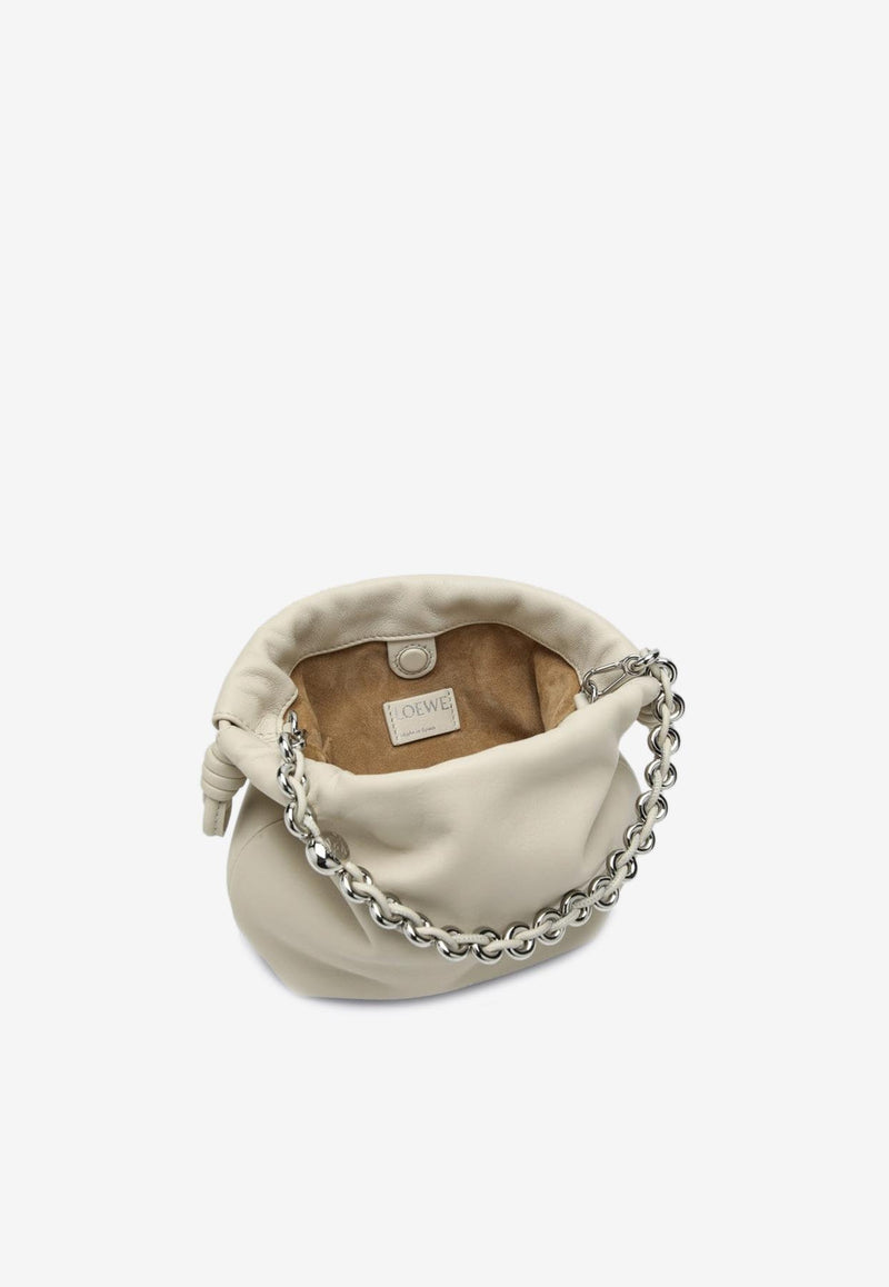 Loewe Mini Flamenco Nappa Leather Shoulder Bag Sea Salt A914CBPX03LE/P_LOEW-3006