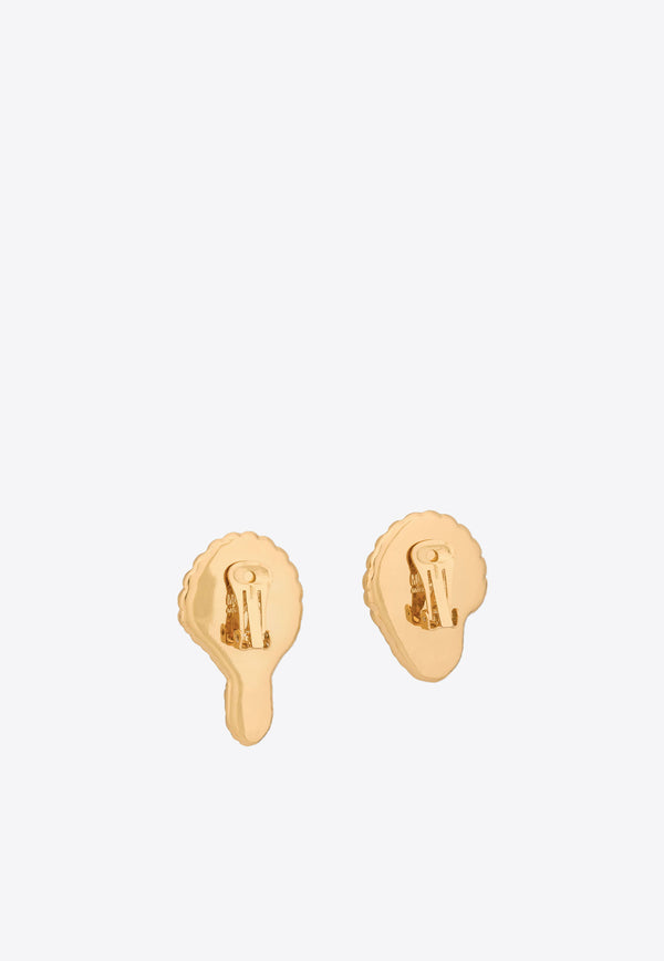 Moschino Morphed Pearl Clip-On Earrings A9173 8404 1606
