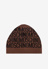 Moschino All-Over Jacquard Logo Beanie A9206 8272 1103