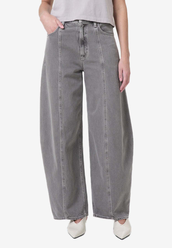 Agolde Kristen Voluminous High-Rise Jeans Gray A9221-1183GREY