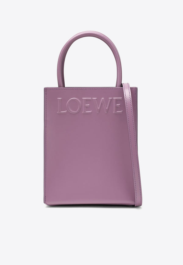 Loewe Mini Logo-Embossed Top Handle Bag in Leather Pink A933S30X01LE/N_LOEW-6026