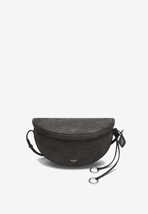 Alaïa Hip East-West Leather Belt Bag Gray AA1L2013CA214SUE/R_ALAIA-840
