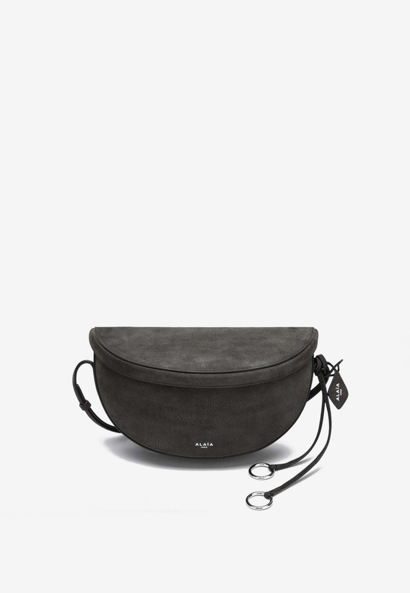 Alaïa Hip East-West Leather Belt Bag Gray AA1L2013CA214SUE/R_ALAIA-840