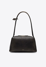 Alaïa Le Bouledogue Calf Leather Shoulder Bag Ebony AA1L2019I154LE/S_ALAIA-994