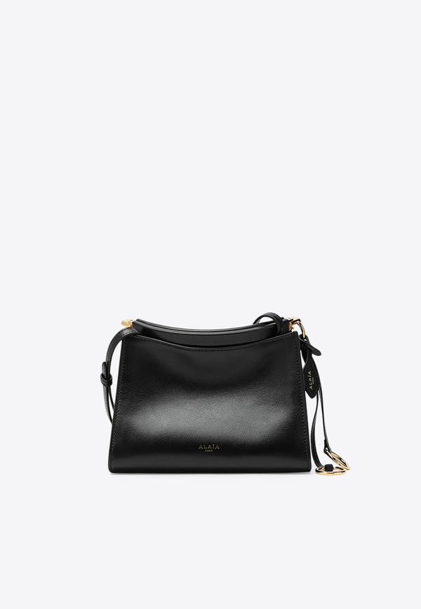 Alaïa Small Le Click Leather Crossbody Bag Black AA1S01420CA332LE/R_ALAIA-999