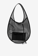 Alaïa Medium One Piece Mesh Hobo Bag Black AA1S02726CA266PL/P_ALAIA-999