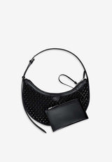 Alaïa Small Demi Lune Shoulder Bag Black AA1S02731CA311_000_999