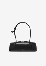 Alaïa Small Le Teckel Leather Shoulder Bag Black AA1S06033CA212LE/S_ALAIA-999