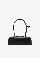 Alaïa Small Le Teckel Leather Shoulder Bag Black AA1S06033CA212LE/S_ALAIA-999