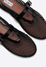 Alaïa Fishnet Ballet Flats AA3A029TK007LE/P_ALAIA-999 AA3A029TK007LE/P_ALAIA-999_500-39