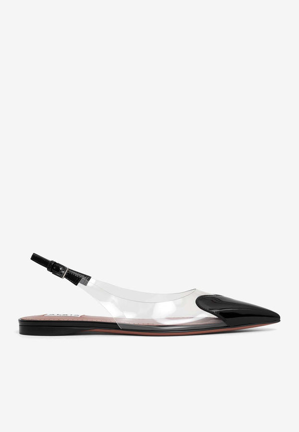 Alaïa Le Cœur Slingback Flats Black AA3E047CK150_000_999