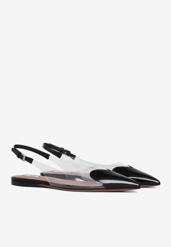 Alaïa Le Cœur Slingback Flats Black AA3E047CK150_000_999