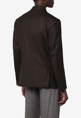 Lardini Double-Breasted Wool Jacket  Brown AA5810ECN65402/R_LARDI-450