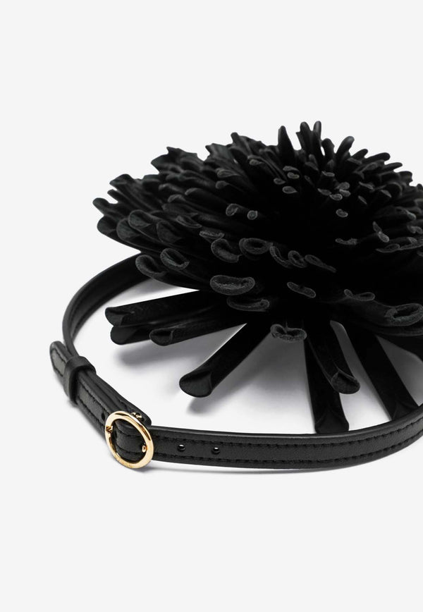 Alaïa Leather Flower Choker  Black AA9A1051C228BLE/R_ALAIA-995