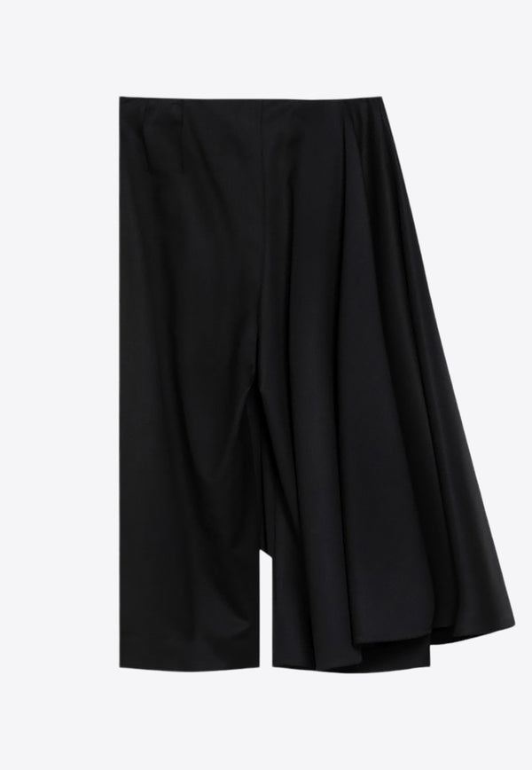 Alaïa Asymmetrical Wide-Leg Skirt Pants AA9P02526T615CO/P_ALAIA-995 AA9P02526T615CO/P_ALAIA-995_108-38