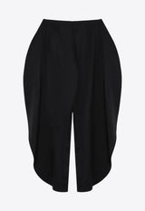 Alaïa Rounded Petal Wool Pants Black AA9P02606T615WO/P_ALAIA-995