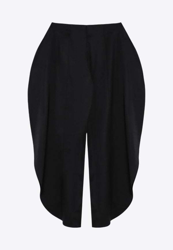 Alaïa Rounded Petal Wool Pants Black AA9P02606T615WO/P_ALAIA-995