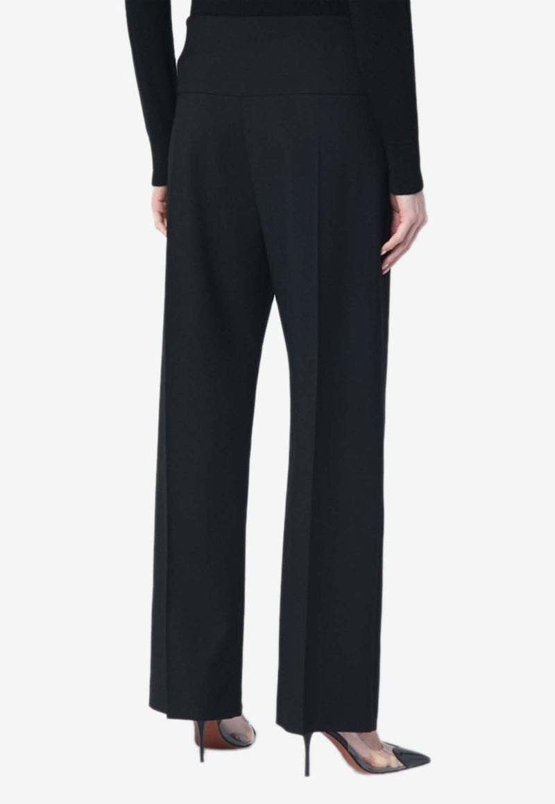 Alaïa Virgin Wool Tailored Pants Black AA9P0285T471AWO/Q_ALAIA-995