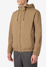 Lardini Water-Proof Windbreaker Jacket Camel AACONERY_CAMEL