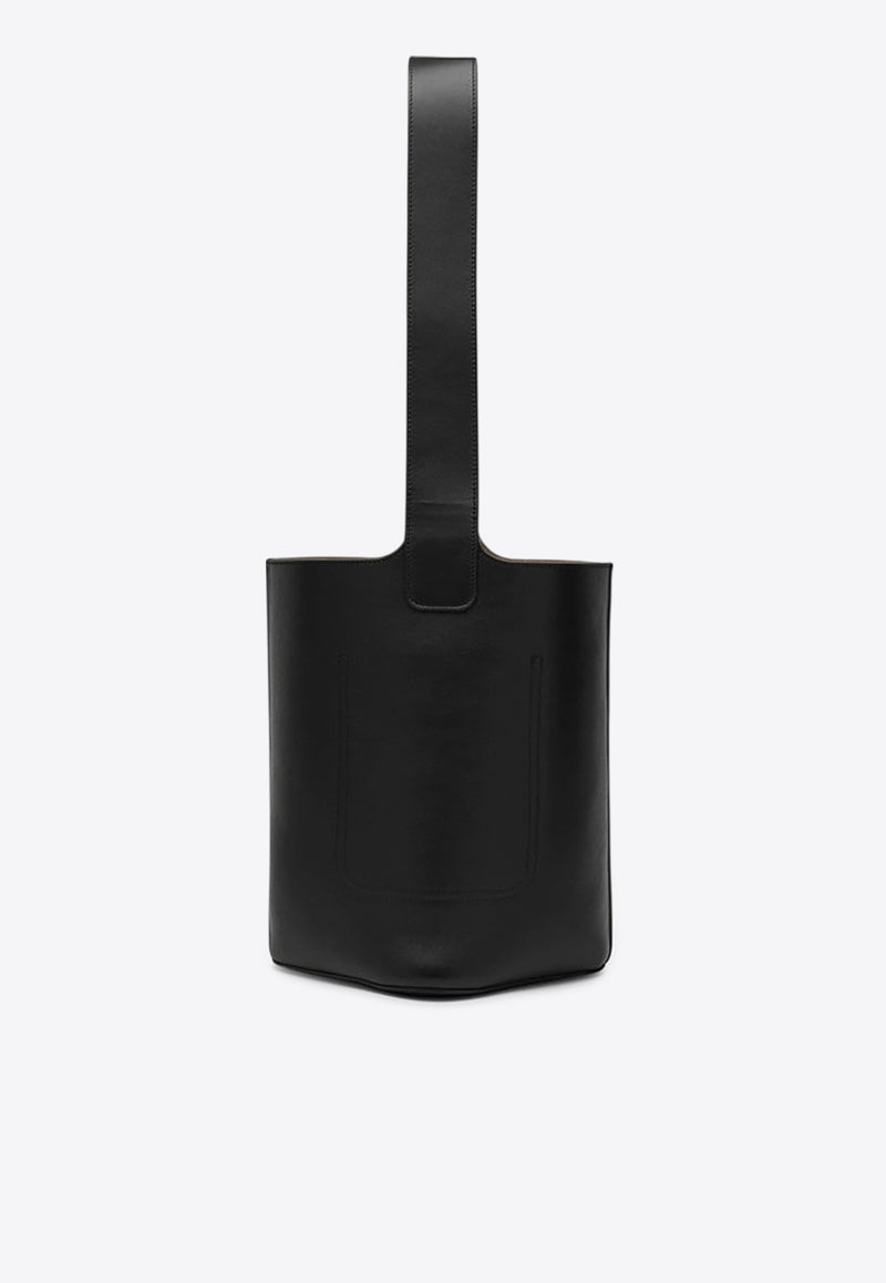 Loewe Medium Pebble Leather Bucket Bag Black AANBBBWX01LE/R_LOEW-1100