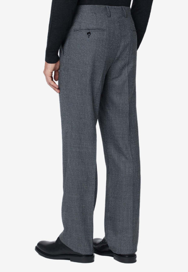 Lardini Straight-Leg Tailored Pants Gray AAPALUAAIF65424/R_LARDI-930