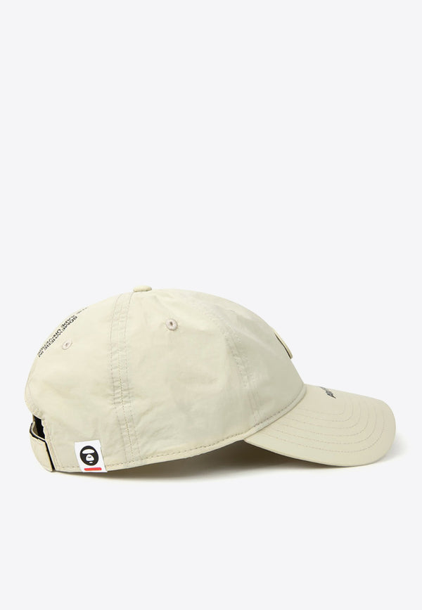 AAPE Logo Patched Baseball Cap Ivory
