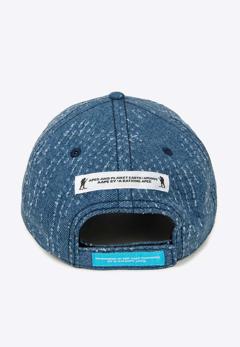 AAPE Moonface Logo Cap AAPCPM5284XXNBLLLIGHT BLUE