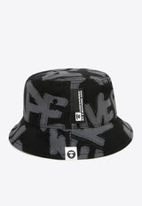 AAPE Moonface Bucket Hat AAPHTM5264XXMBKXBLACK