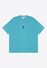 AAPE Logo Short-Sleeved T-shirt AAPTEM1552XXNBLLLIGHT BLUE