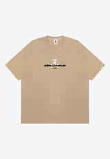 AAPE Moonface Logo Short-Sleeved T-shirt AAPTEM1564XXNBGEBEIGE