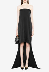 Tom Ford Asymmetric Strapless Maxi Dress Black AB3635-FAX1524 NAA