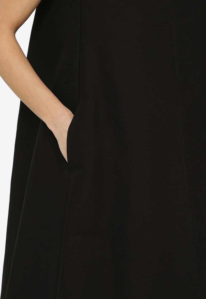 Marni Crewneck Flared Dress Black ABMA1163A0TCX28/O_MARNI-00N99