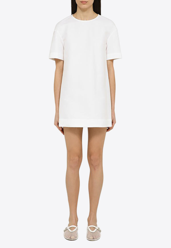 Marni Crewneck Mini T-shirt Dress White ABMA1171A0TCX28/O_MARNI-00W01