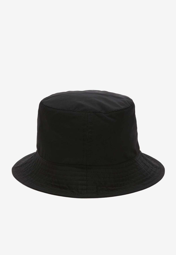 JW Anderson Logo Embroidered Bucket Hat Black AC0347_FA0214_999