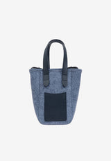 JW Anderson Mini Belt Denim Tote Bag Blue AC0380_FA0385_800