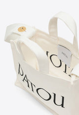 Patou Logo Embroidered Shoulder Bag White AC0440076CO/O_PATOU-001W