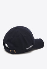 Sporty & Rich Yankees Serif Wool Cap Navy AC060505634BL32NAVY