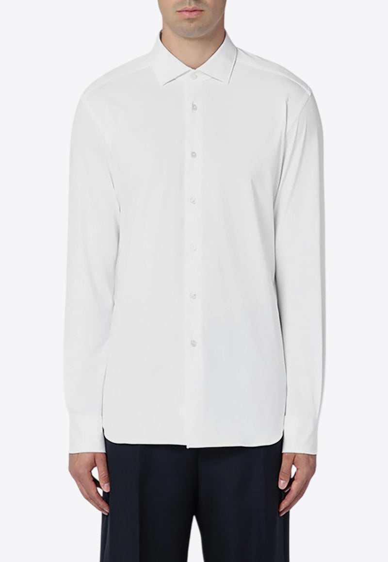 XACUS Buttoned Poplin Shirt  White ACT558ML11460/P_XACUS-001