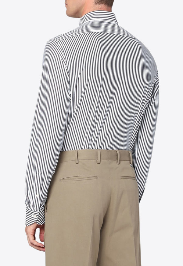 XACUS Long-Sleeved Striped Shirt Multicolor ACT558ML91609_XACUS-005